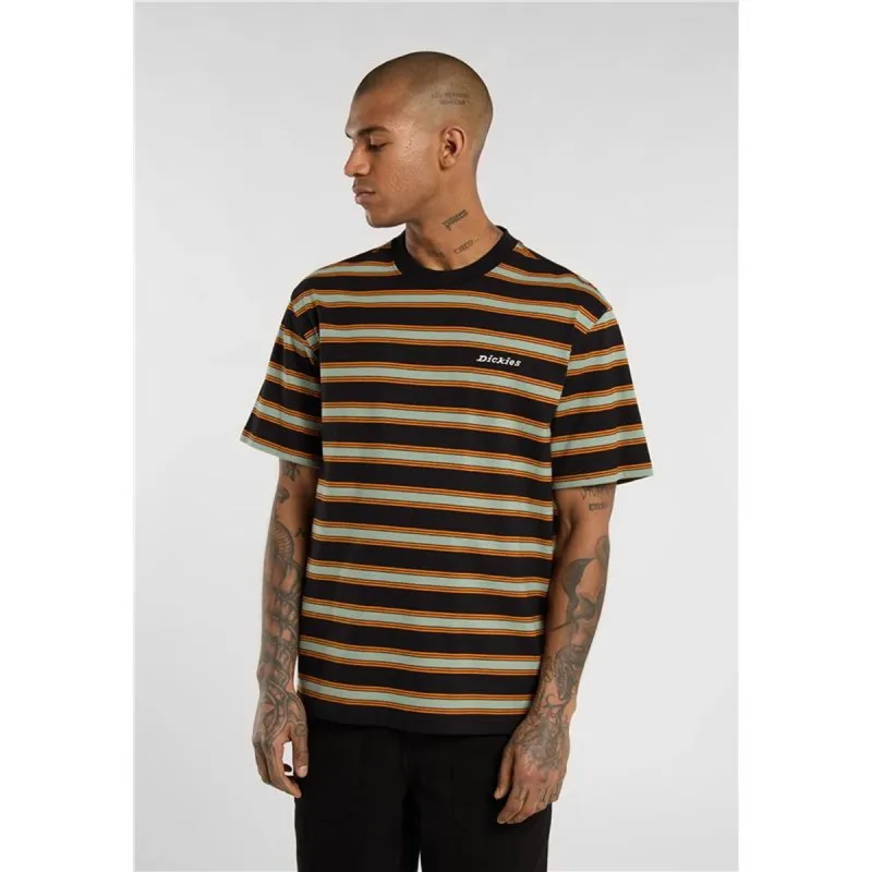 Miesten T-paita Dickies York Stripe Musta