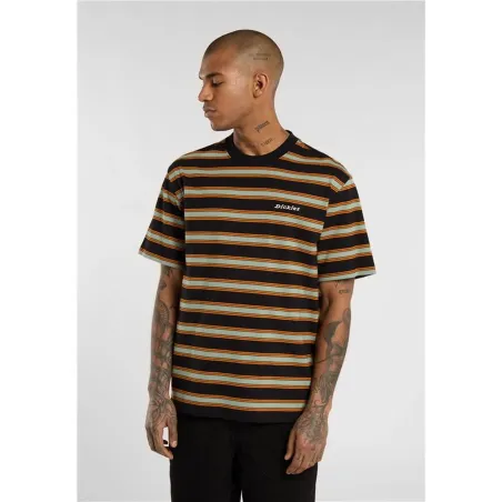 Miesten T-paita Dickies York Stripe Musta