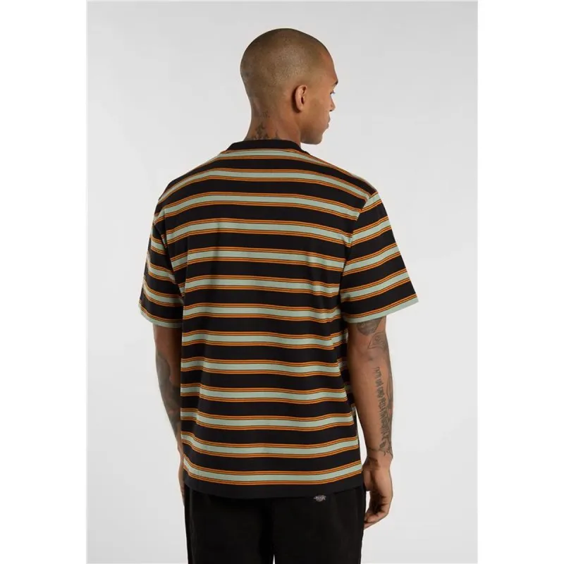 Vyriški marškinėliai su trumpomis rankovėmis Dickies York Stripe Juoda