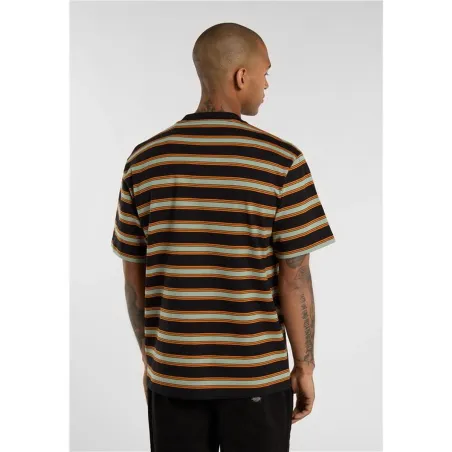 Vyriški marškinėliai su trumpomis rankovėmis Dickies York Stripe Juoda