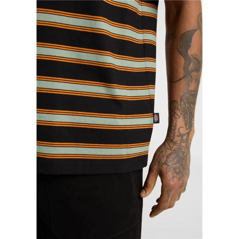 Miesten T-paita Dickies York Stripe Musta