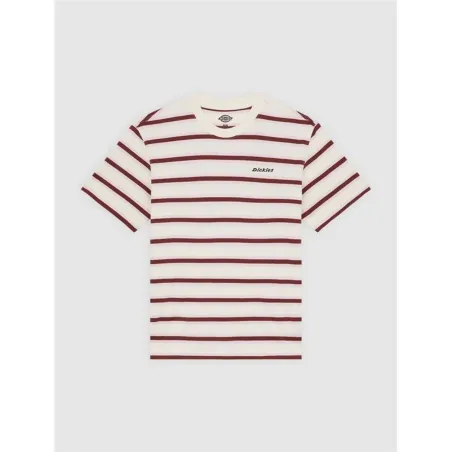 Miesten T-paita Dickies York Stripe Ss Valkoinen