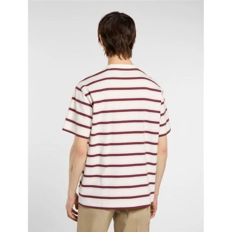 Vyriški marškinėliai su trumpomis rankovėmis Dickies York Stripe Ss Balta