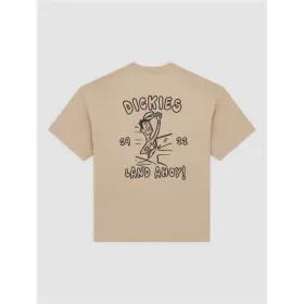 Vīriešu Krekls ar Īsām Piedurknēm Dickies Decartuville Ss Bēšs