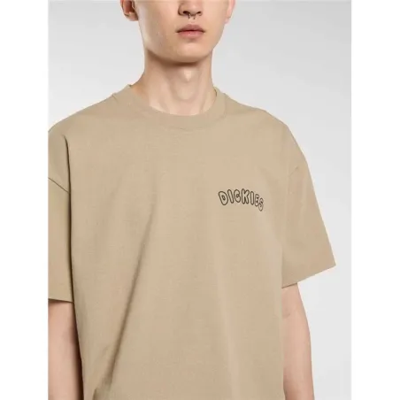 Vyriški marškinėliai su trumpomis rankovėmis Dickies Decartuville Ss Rusvai gelsva
