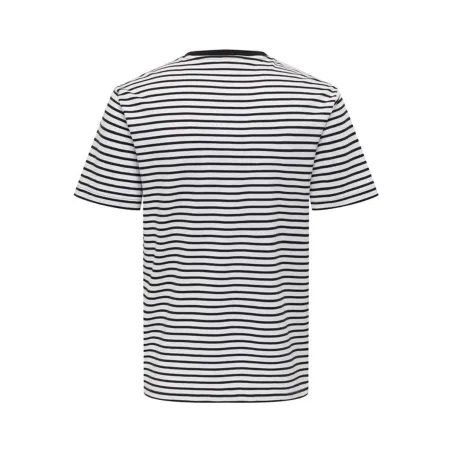 Miesten T-paita Only & Sons Onsdawson Reg Stripe Musta