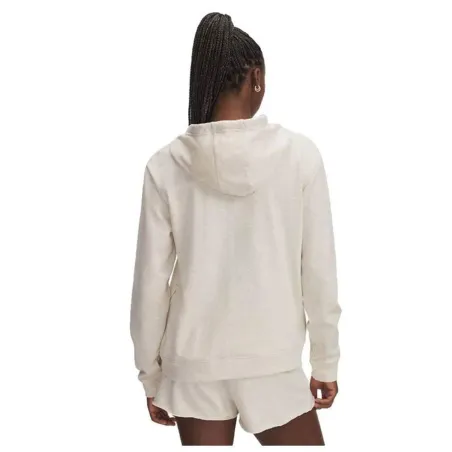 Sieviešu Sporta Krekls ar Kapuci Under Armour Rival Terry Hoodie Balts