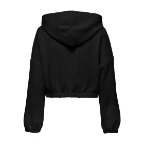 Jacket Only Onlscarlett Ls Elastic Zip Hood Swt Noos Black