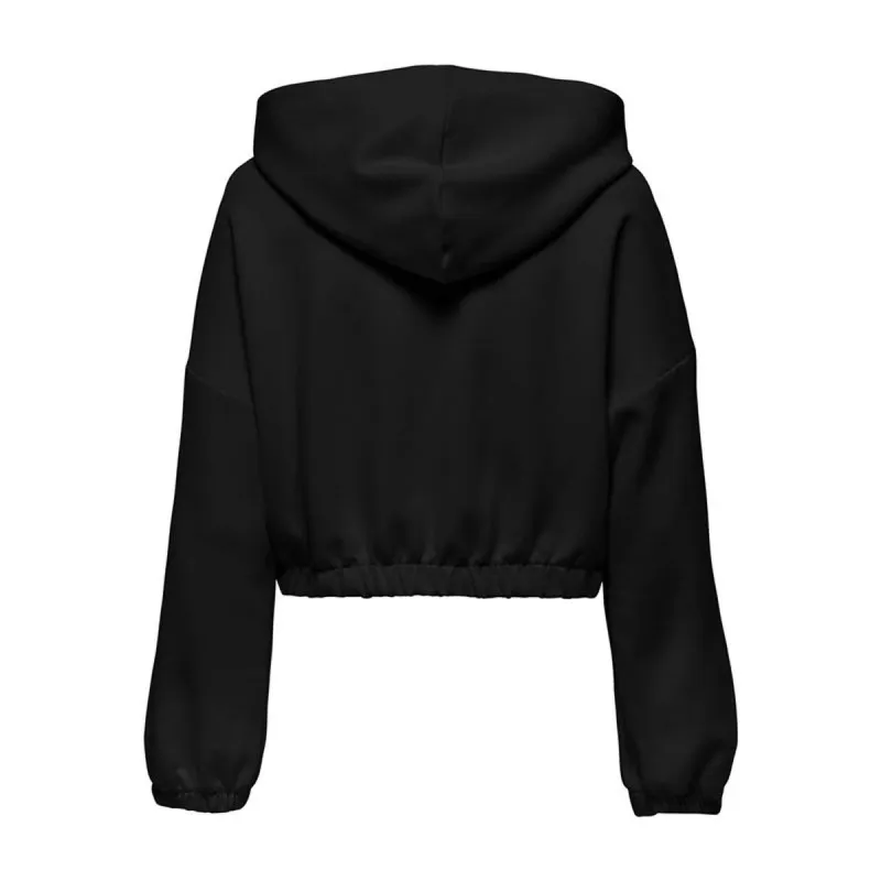 Jacket Only Onlscarlett Ls Elastic Zip Hood Swt Noos Black