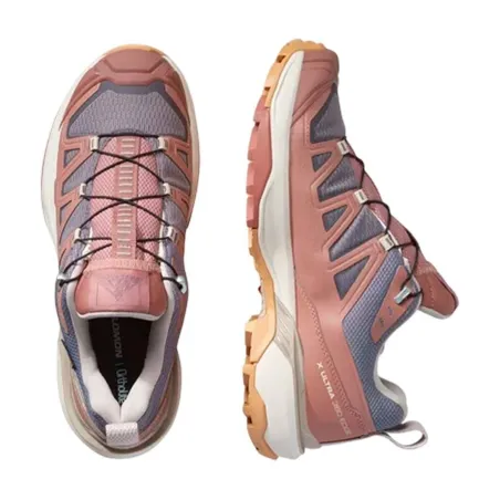 Vaikščiojimo batai moterims Salomon X Ultra 360 Edge Gtx Suvaržymo prietaisas Šviesiai rožinis
