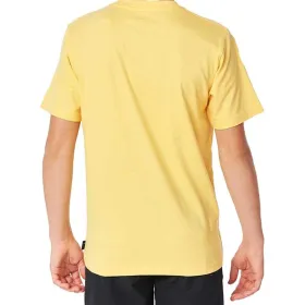 Lasten Lyhythihainen paita Rip Curl Rip Curl Corp Icon Boys Keltainen