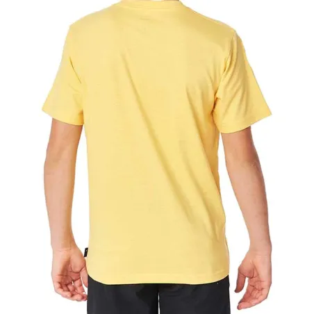 Lasten Lyhythihainen paita Rip Curl Rip Curl Corp Icon Boys Keltainen