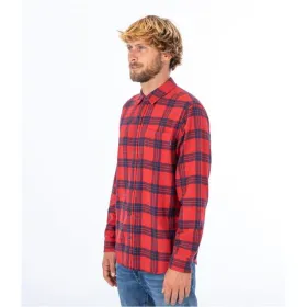Pikkade varrukatega särk, meeste Hurley Portland Organic Karmiinpunane