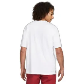 Vīriešu Krekls ar Īsām Piedurknēm Nike Jordan Sport Dri-FIT Balts