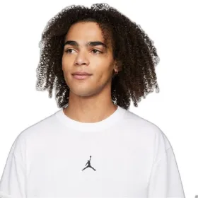 Vīriešu Krekls ar Īsām Piedurknēm Nike Jordan Sport Dri-FIT Balts