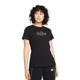 Футболка с коротким рукавом женская Nike Sportswear Icon Clash Чёрный