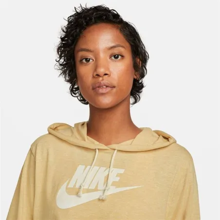 Moteriškas džemperis su gobtuvu Nike Vintage Rusvai gelsva