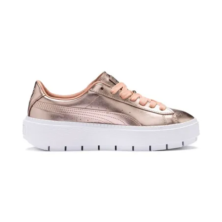 Naiste treeningkingad Puma Basket Platform Trace Luxe Pruun