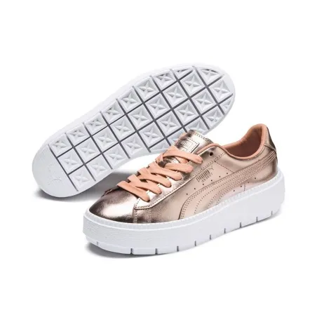 Naiste treeningkingad Puma Basket Platform Trace Luxe Pruun