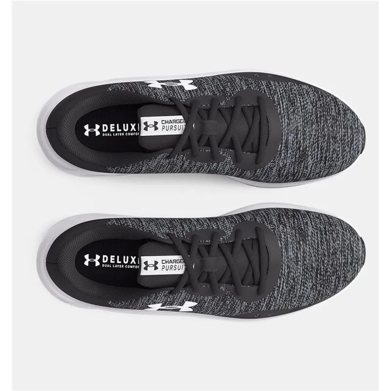 Miesten lenkkitossut Under Armour Charged Pursuit 3 Twist Vaaleanharmaa Miehet