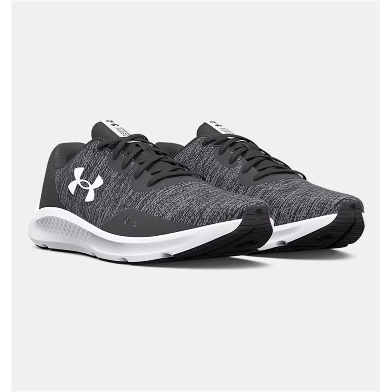 Miesten lenkkitossut Under Armour Charged Pursuit 3 Twist Vaaleanharmaa Miehet