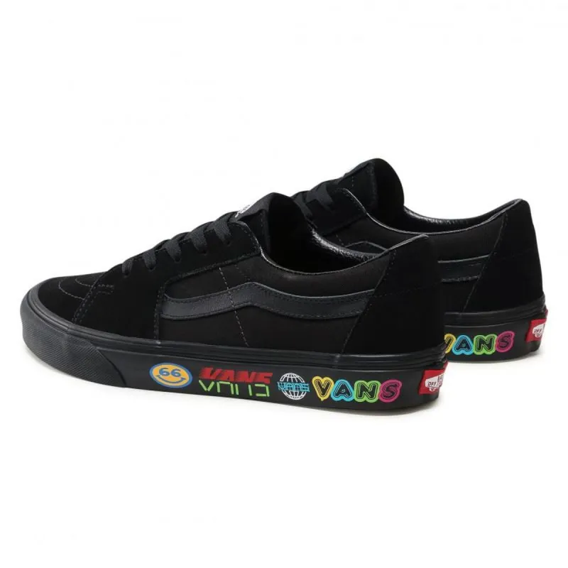 Naisten rennot kävelykengät Vans SK8-Low Musta