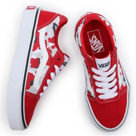 Children’s Casual Trainers Vans YT Ward Kids Red
