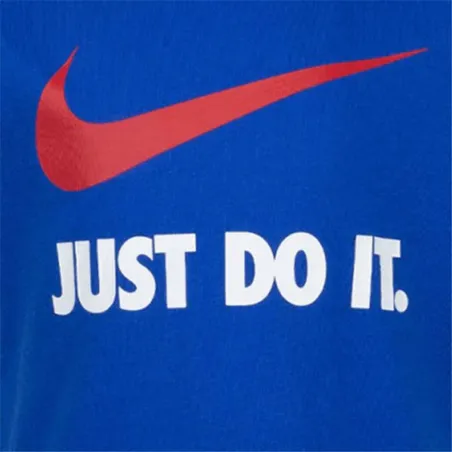 Laste Lühikeste varrukatega T-särk Nike Swoosh Sinine