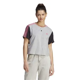 Naisten T-paita Adidas 3S Cr