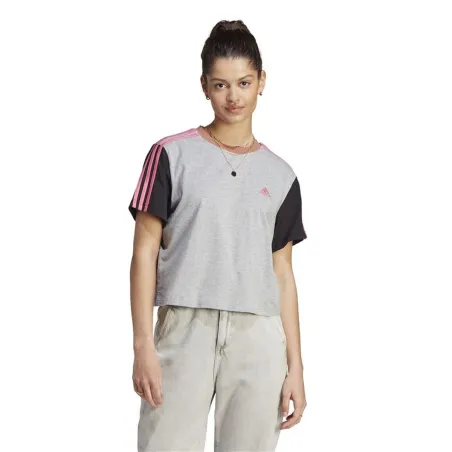 Naisten T-paita Adidas 3S Cr