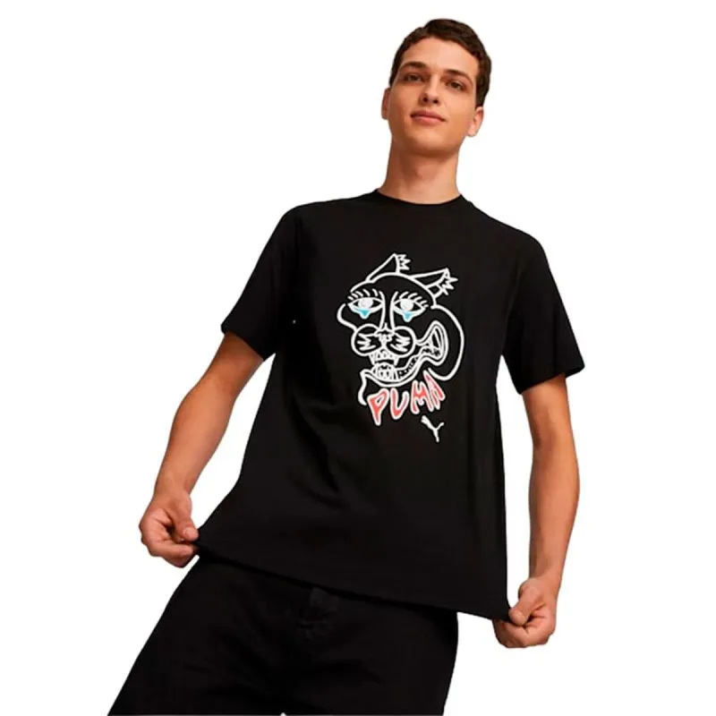 Miesten T-paita Puma Graphic Musta