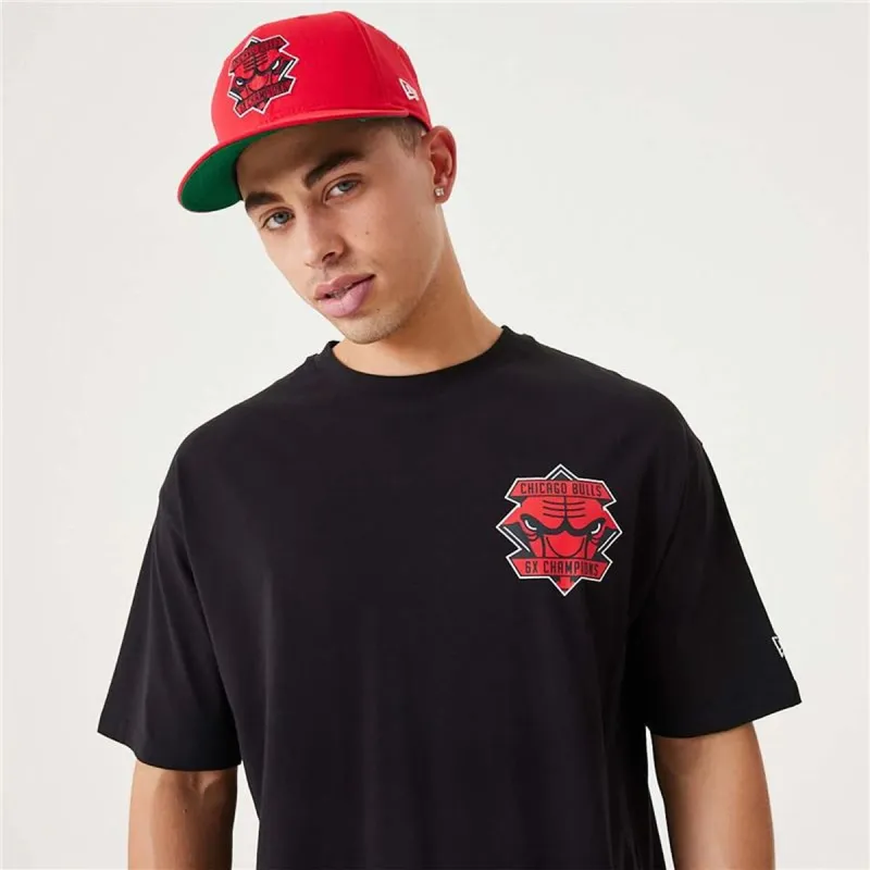 Miesten T-paita New Era Championship Chicago Bulls Musta