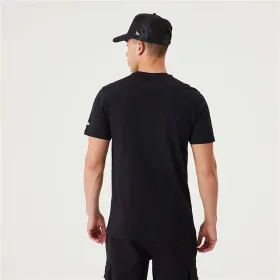 Футболка с коротким рукавом мужская New Era Essentials Чёрный