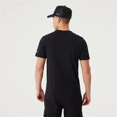 Vīriešu Krekls ar Īsām Piedurknēm New Era Essentials Melns
