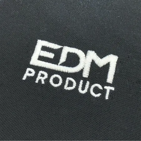 Vīriešu Polo ar Īsām Piedurknēm EDM Melns