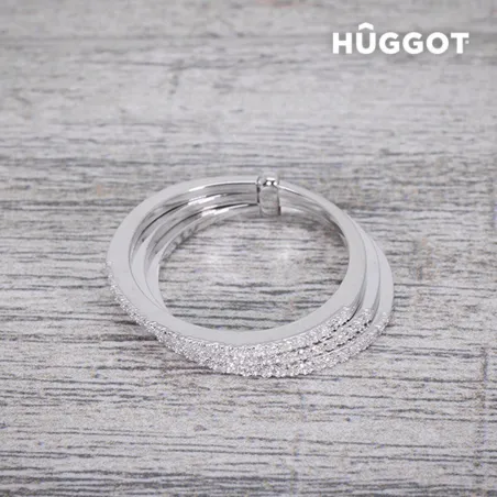 Hûggot Three 925 ehe hõbesõrmus tsirkoonidega