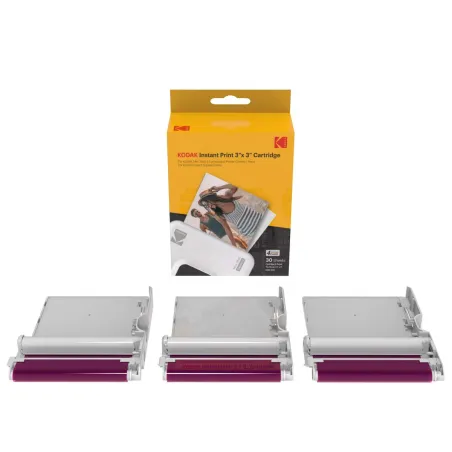 Matēts fotopapīrs Kodak Instant Print 3"x3" (3 gb.) (30 gb.)