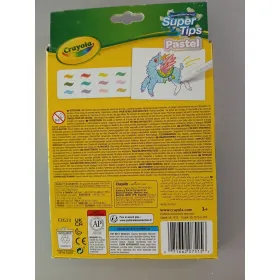 Viltpliiatsite komplekt Pastel Crayola Mitmevärviline Kook Pestav