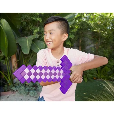 Žaislinis kardas Minecraft Purpurinė