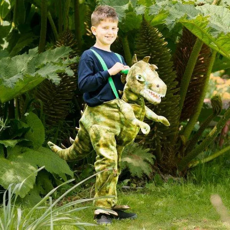 Lasten asut Vihreä Dinosaurus 4-6 vuotta
