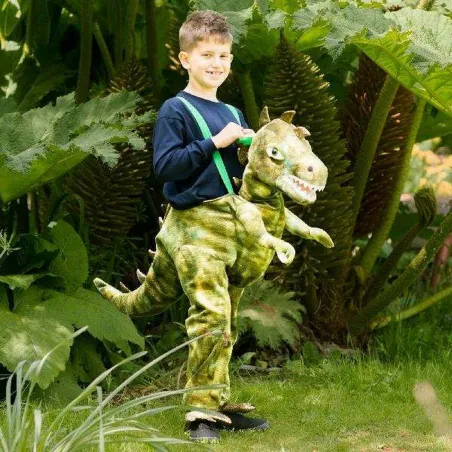 Lasten asut Vihreä Dinosaurus 4-6 vuotta