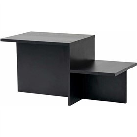 Centre Table Harmony Black 80 x 40 x 40 cm