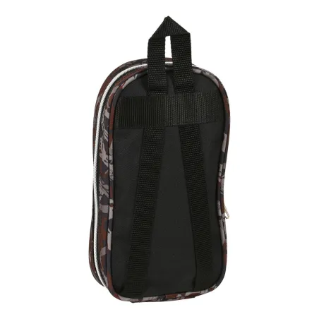 Backpack Pencil Case The Mandalorian The Guild Black Brown (12 x 23 x 5 cm) (33 Pieces)
