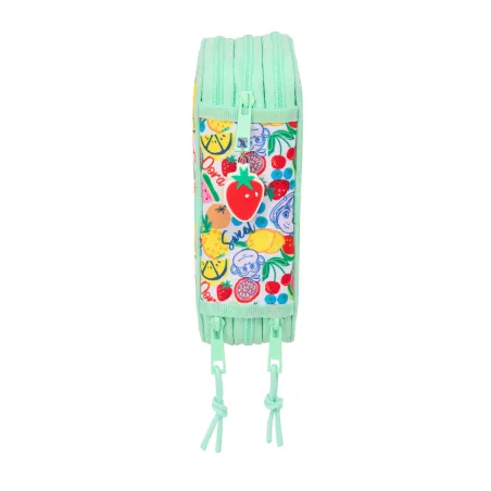 Triple Pencil Case Dora Green 37 Pieces