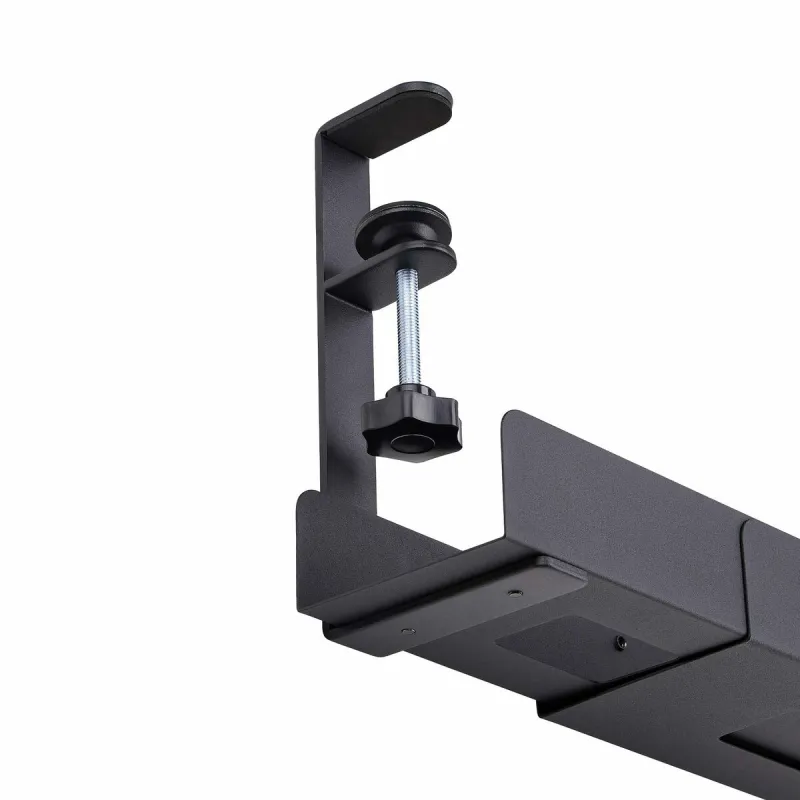 Kabeļu Organizators Startech CALB-DESK-CABLE-TRAY Melns Tērauds
