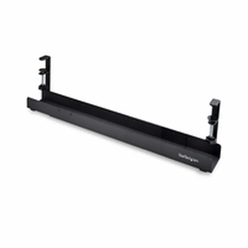 Kabeļu Organizators Startech CALB-DESK-CABLE-TRAY Melns Tērauds