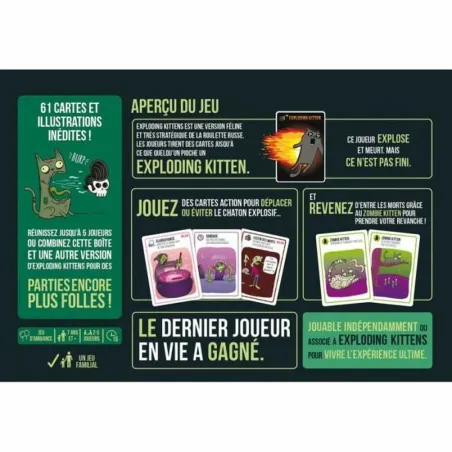 Spēlētāji Asmodee Zombie Kittens