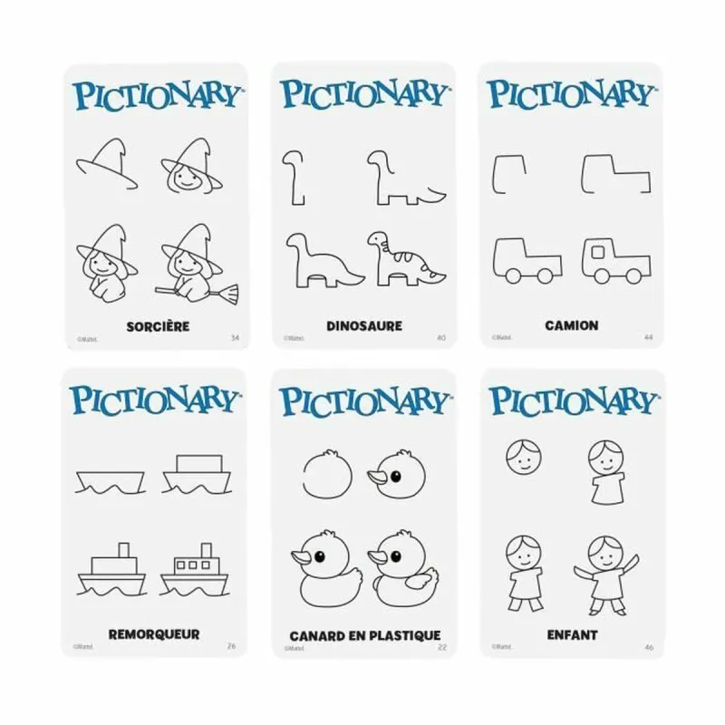 Lauamäng Mattel PICTIONARY