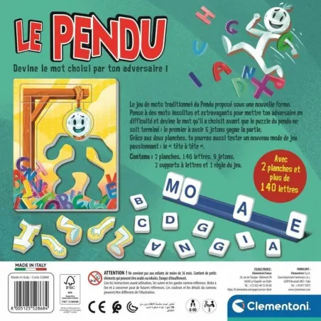 Lautapeli Clementoni Le pendu