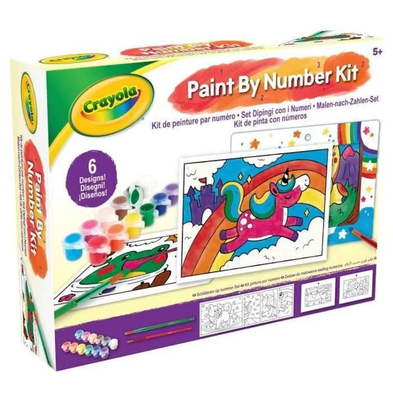 Värvide nummerdatud komplekt Crayola